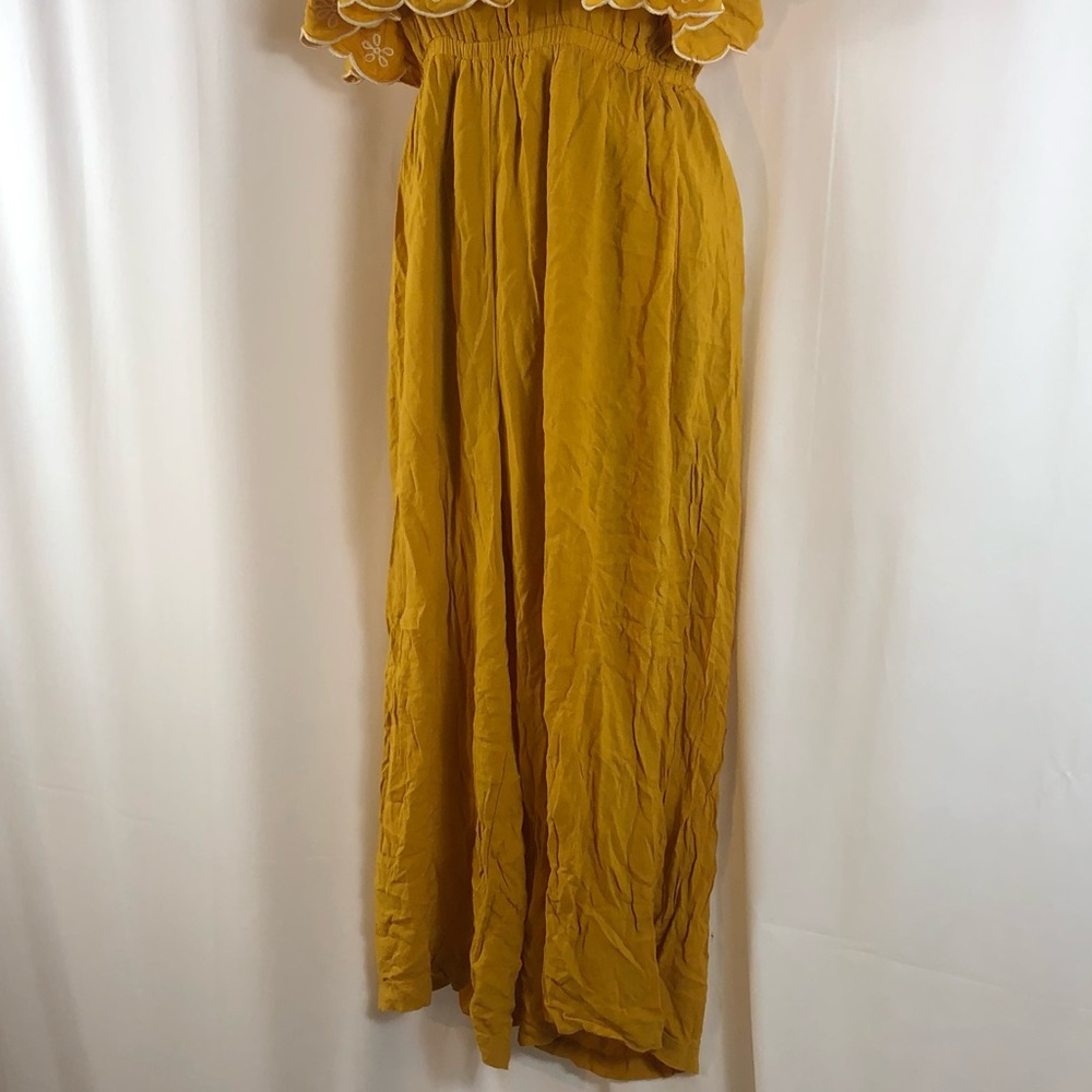 Flying Tomato Rayon ruffle neckline halter jumpsuit S - Picture 10 of 14